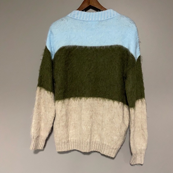 BP. Oversize Brushed Striped Pullover - Picture 6 of 6